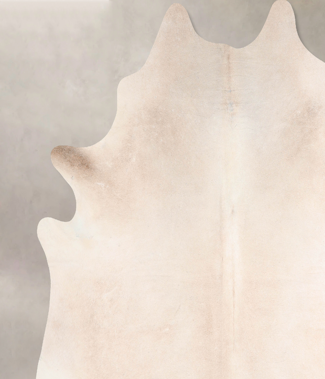 Beige XX-Large Brazilian Cowhide Rug 7'10"H x 7'3"W #A30469 by Hudson 