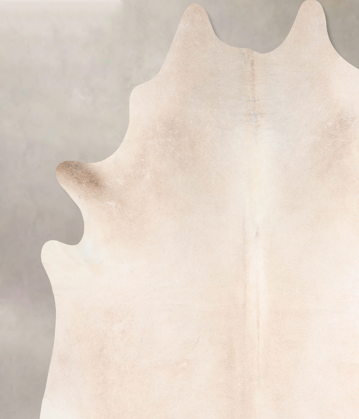 Beige XX-Large Brazilian Cowhide Rug 7'10"H x 7'3"W #A30469 by Hudson Hides