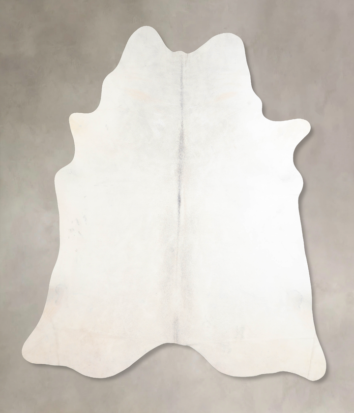 Light Grey XX-Large Brazilian Cowhide Rug 7'7"H x 6'9"W #A30473 by Hudson Hides