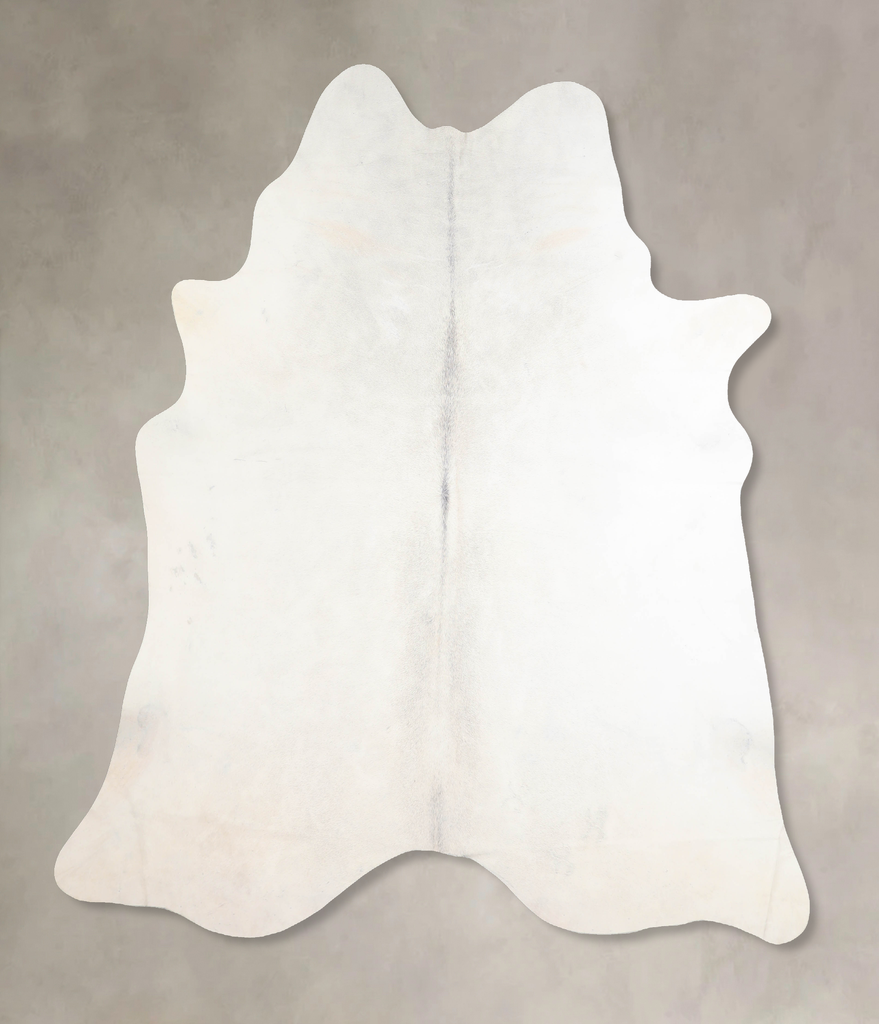 Light Grey XX-Large Brazilian Cowhide Rug 7'7"H x 6'9"W #A30473 by Hudson Hides
