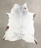 Salt and Pepper Black Large Brazilian Cowhide Rug 6'7