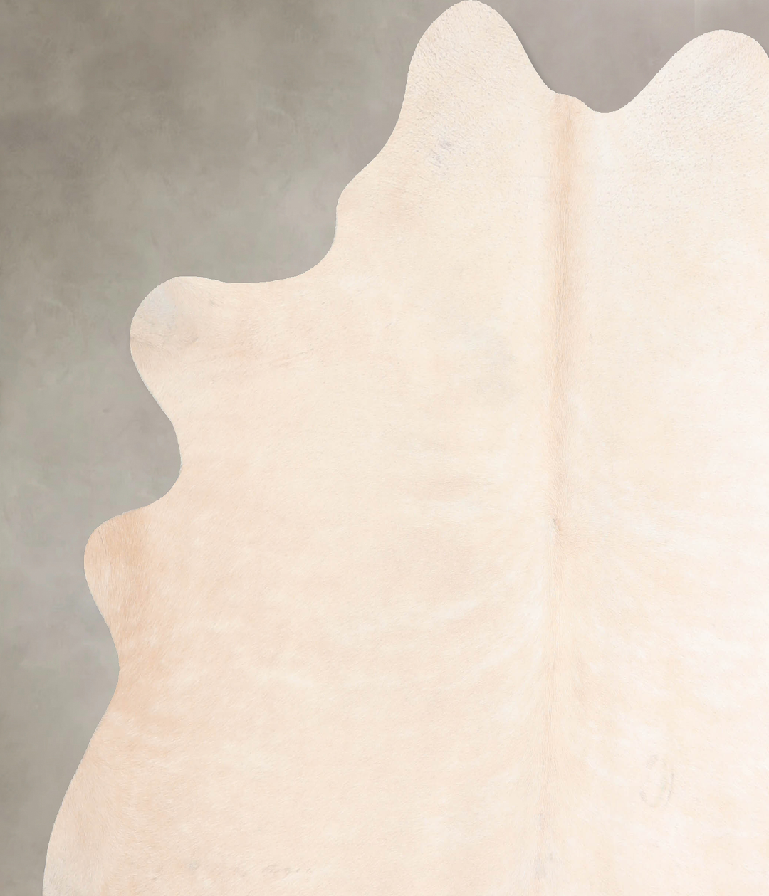 Beige X-Large Brazilian Cowhide Rug 6'3"H x 6'5"W #A30490 by Hudson Hi