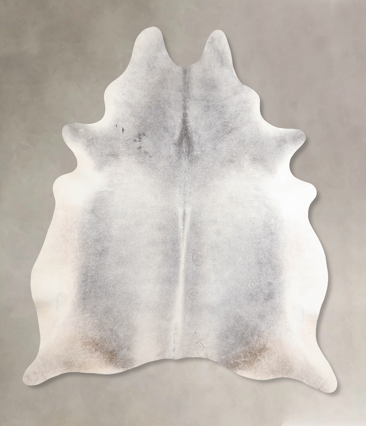 Medium Grey X-Large Brazilian Cowhide Rug 7'5"H x 6'3"W #A30498 by Hudson Hides