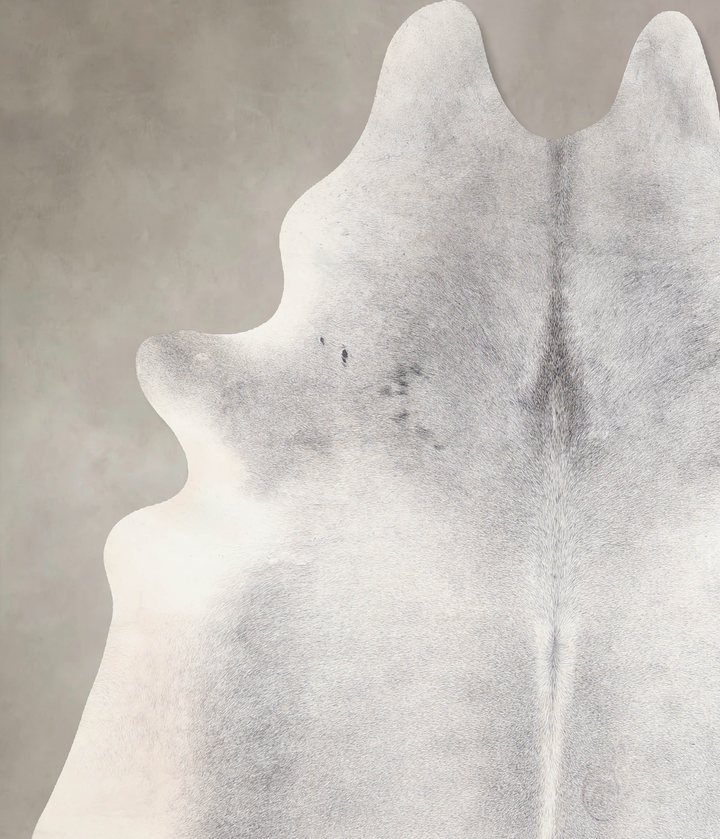 Medium Grey X-Large Brazilian Cowhide Rug 7'5"H x 6'3"W #A30498 by Hudson Hides