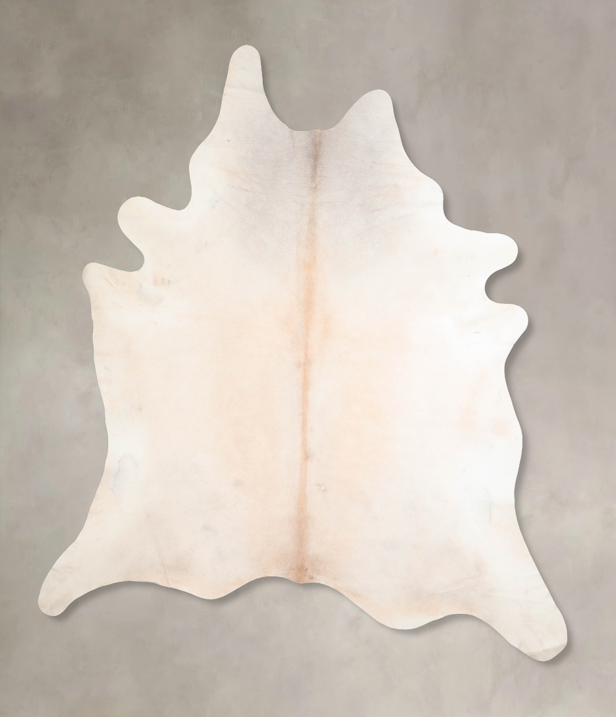 Beige XX-Large Brazilian Cowhide Rug 8'10"H x 7'7"W #A30501 by Hudson Hides