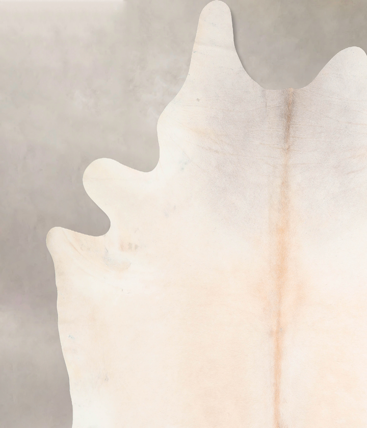 Beige XX-Large Brazilian Cowhide Rug 8'10"H x 7'7"W #A30501 by Hudson Hides