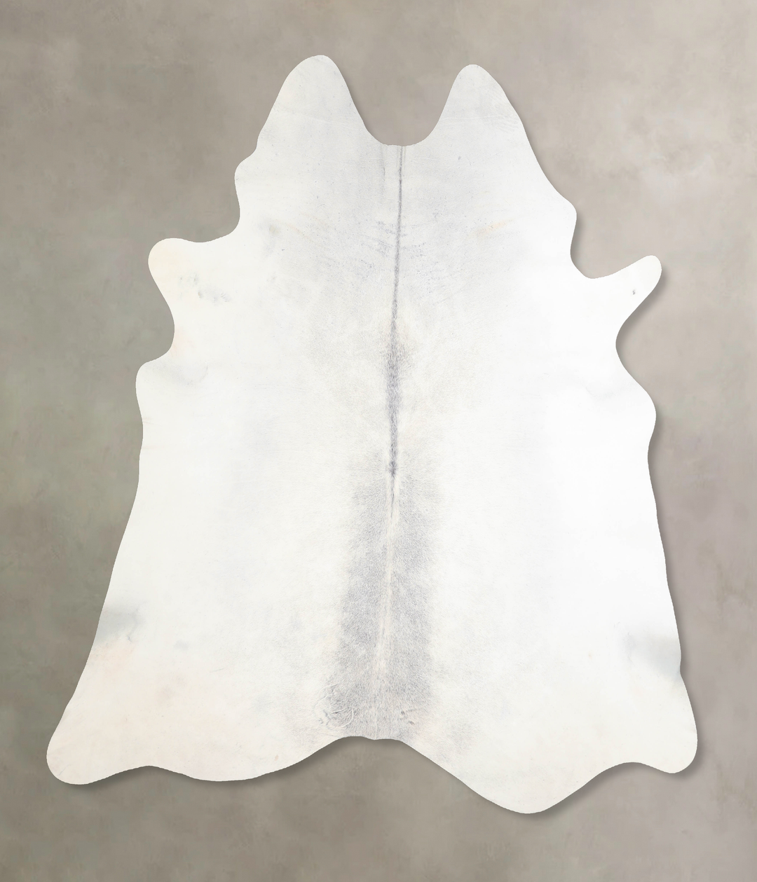 Light Grey XX-Large Brazilian Cowhide Rug 7'9"H x 7'0"W #A30504 by Hud