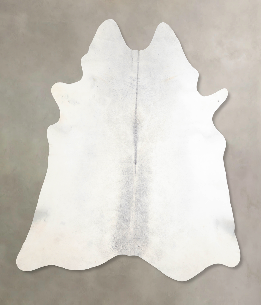 Light Grey XX-Large Brazilian Cowhide Rug 7'9"H x 7'0"W #A30504 by Hudson Hides