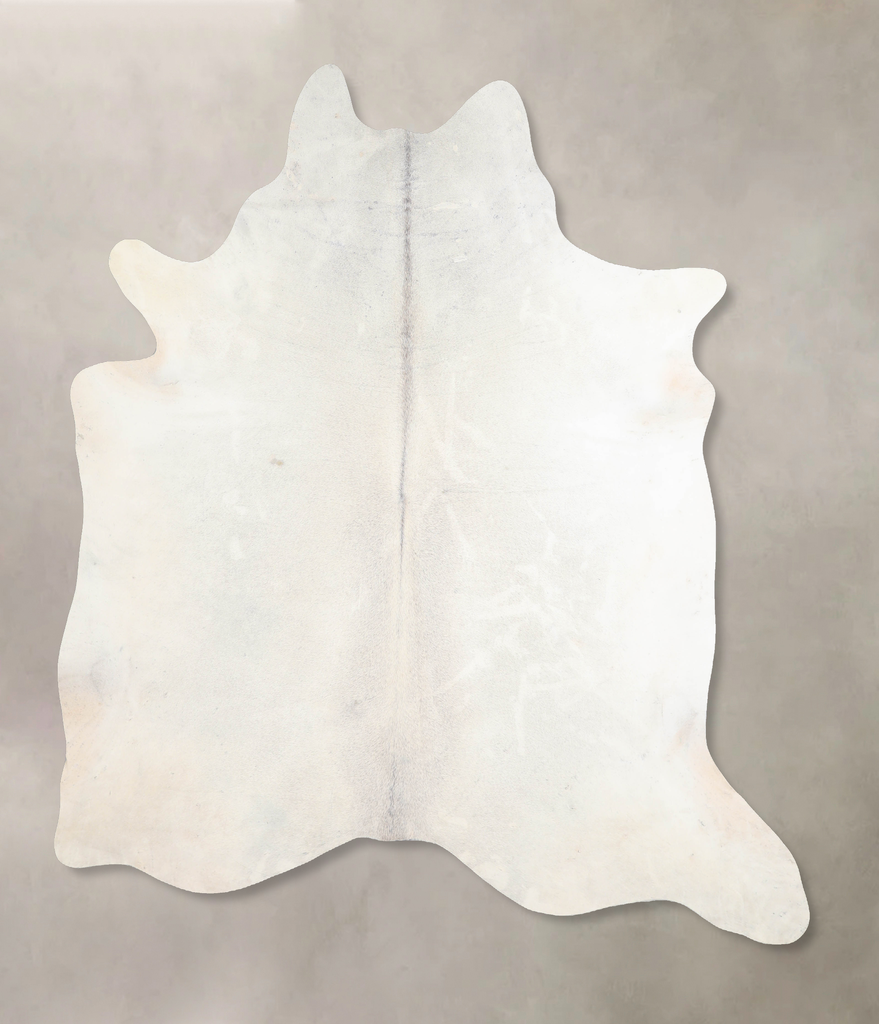 Light Grey XX-Large Brazilian Cowhide Rug 7'7"H x 6'10"W #A30506 by Hudson Hides