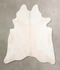 Ivory with Beige X-Large Brazilian Cowhide Rug 7'2