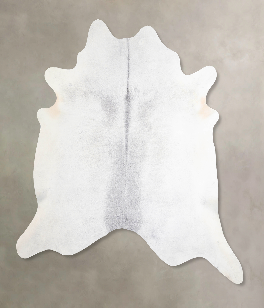 Medium Grey X-Large Brazilian Cowhide Rug 6'10"H x 6'9"W #A30558 by Hu