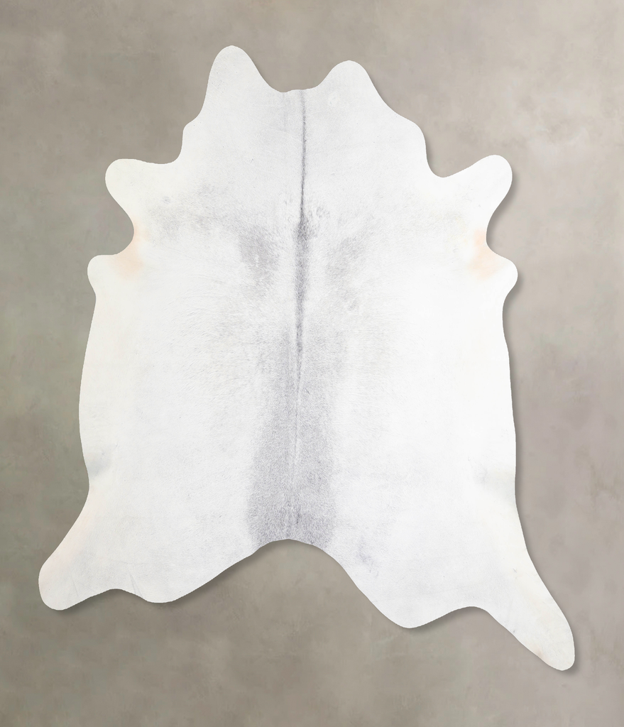 Medium Grey X-Large Brazilian Cowhide Rug 6'10"H x 6'9"W #A30558 by Hudson Hides
