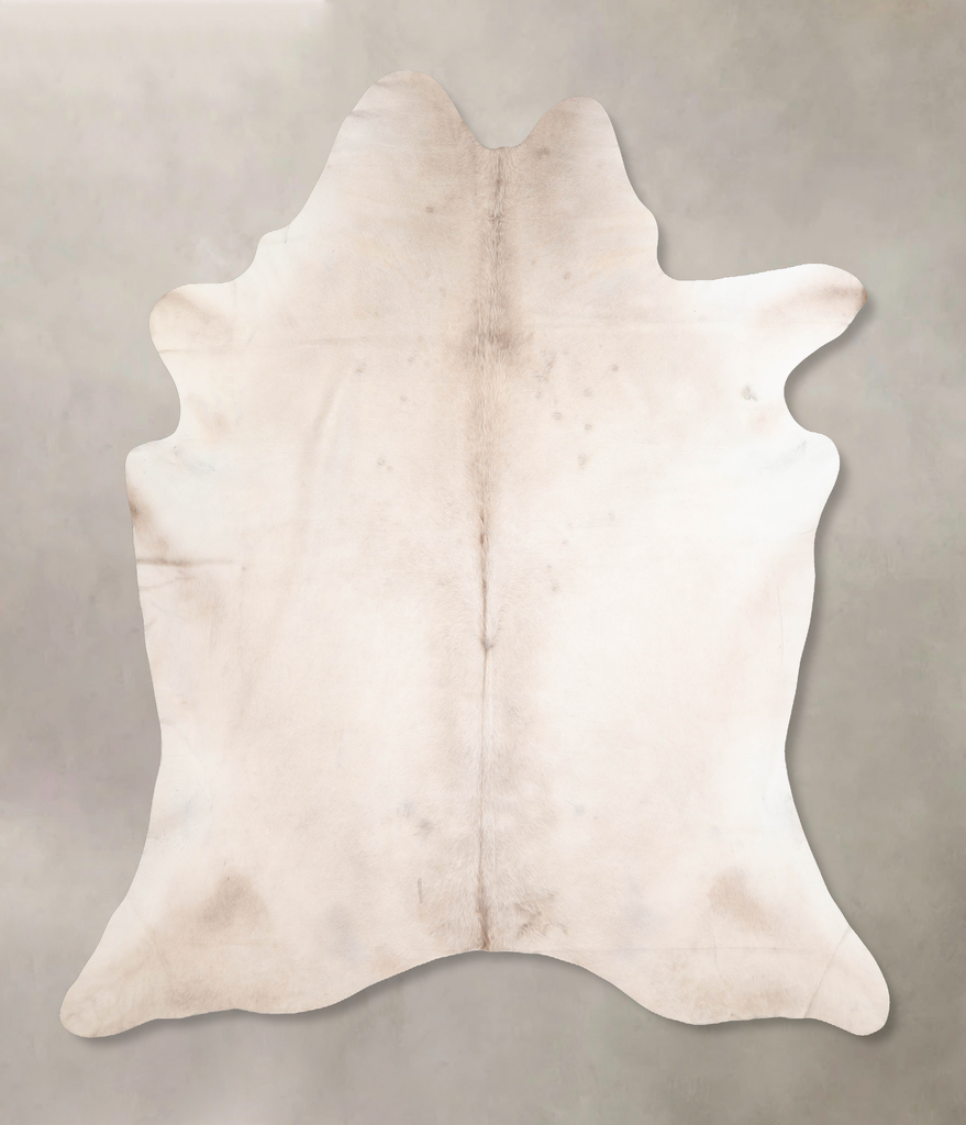 Champagne XX-Large Brazilian Cowhide Rug 7'10"H x 7'2"W #A30575 by Hudson Hides