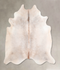 Grey with Beige X-Large Brazilian Cowhide Rug 7'0