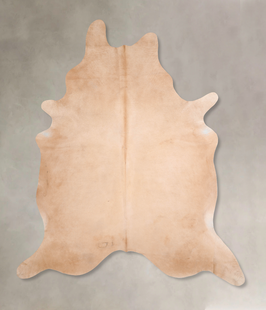 Beige XX-Large Brazilian Cowhide Rug 8'8"H x 7'6"W #A30593 by Hudson Hides