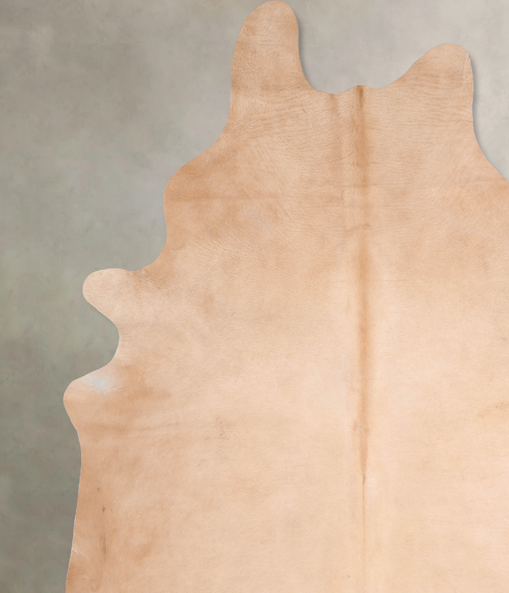 Beige XX-Large Brazilian Cowhide Rug 8'8"H x 7'6"W #A30593 by Hudson Hides