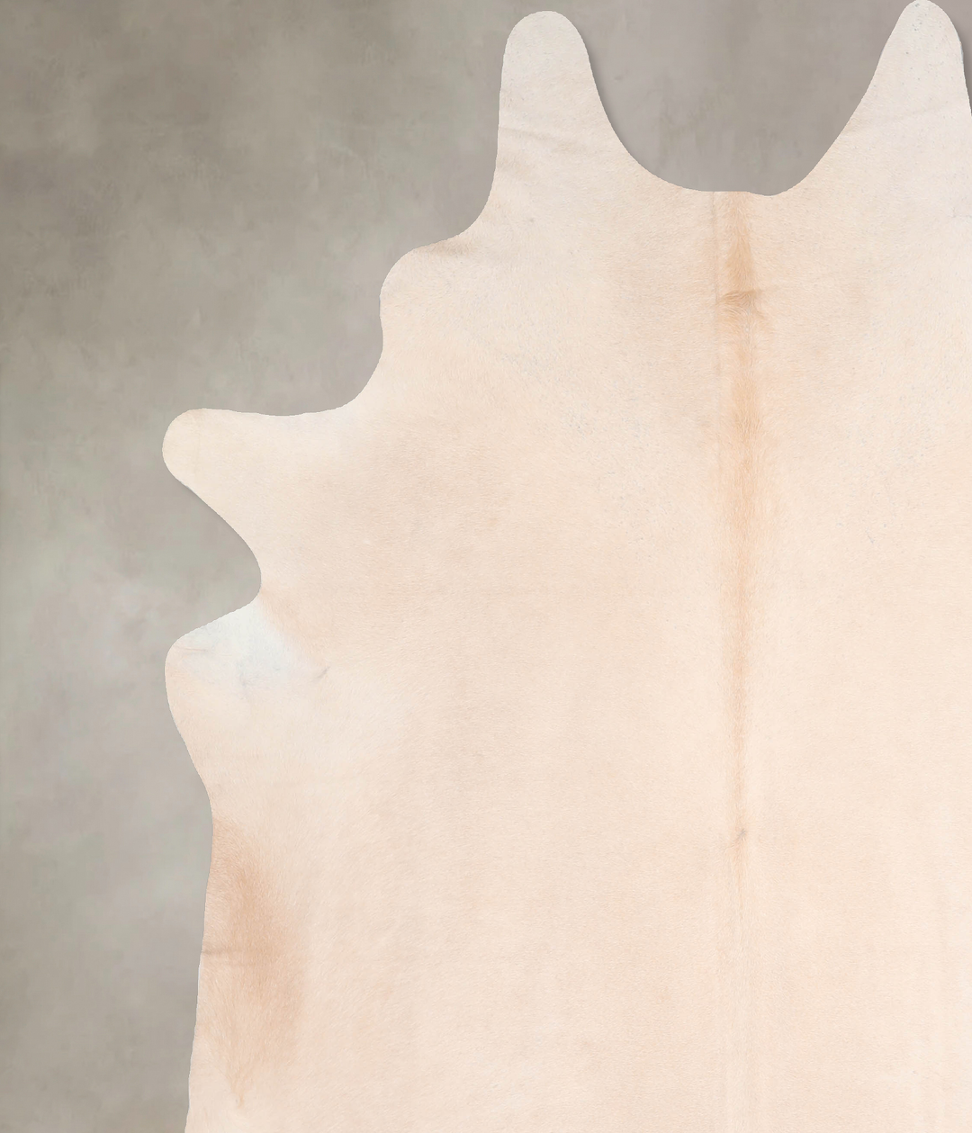 Beige XX-Large Brazilian Cowhide Rug 8'5"H x 7'0"W #A30596 by Hudson H