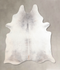 Medium Grey XX-Large Brazilian Cowhide Rug 8'5