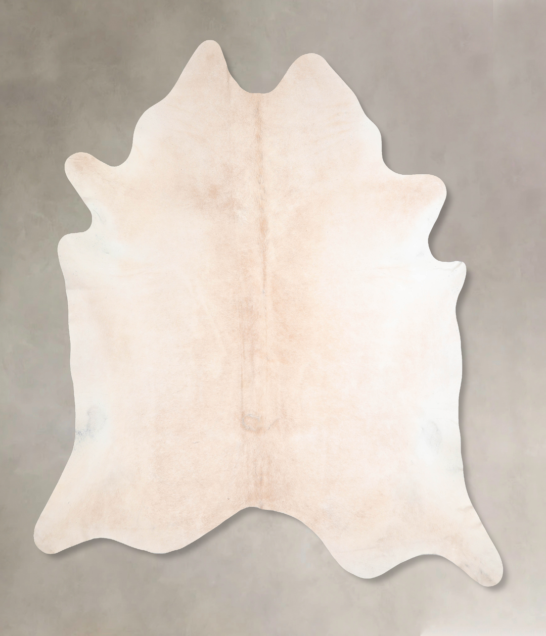 Ivory with Beige XX-Large Brazilian Cowhide Rug 8'0"H x 7'4"W #A30617 