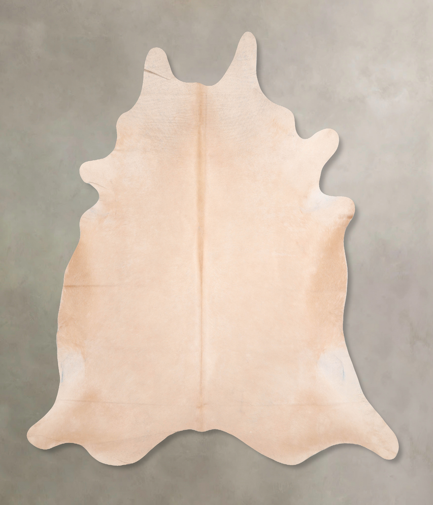 Beige XX-Large Brazilian Cowhide Rug 7'9"H x 7'3"W #A30623 by Hudson Hides