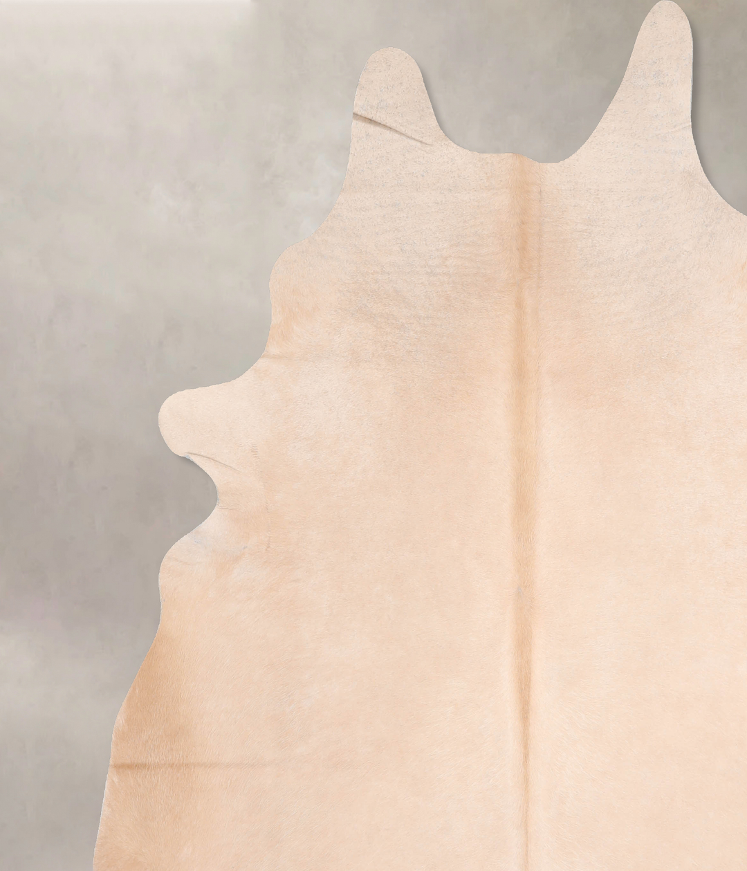 Beige XX-Large Brazilian Cowhide Rug 7'9"H x 7'3"W #A30623 by Hudson H