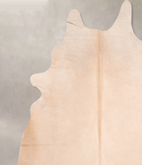Beige XX-Large Brazilian Cowhide Rug 7'9"H x 7'3"W #A30623 by Hudson Hides