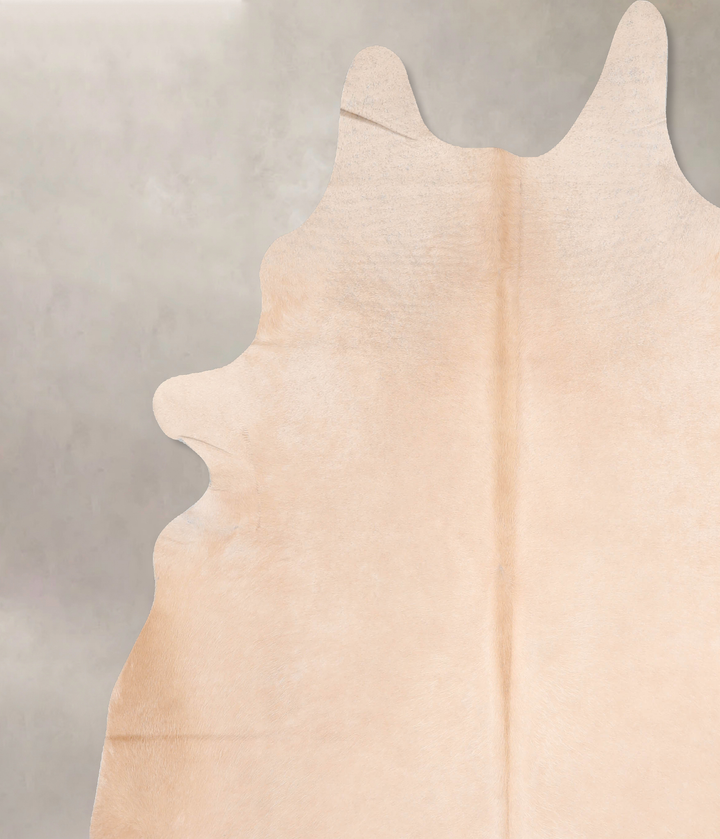 Beige XX-Large Brazilian Cowhide Rug 7'9"H x 7'3"W #A30623 by Hudson Hides