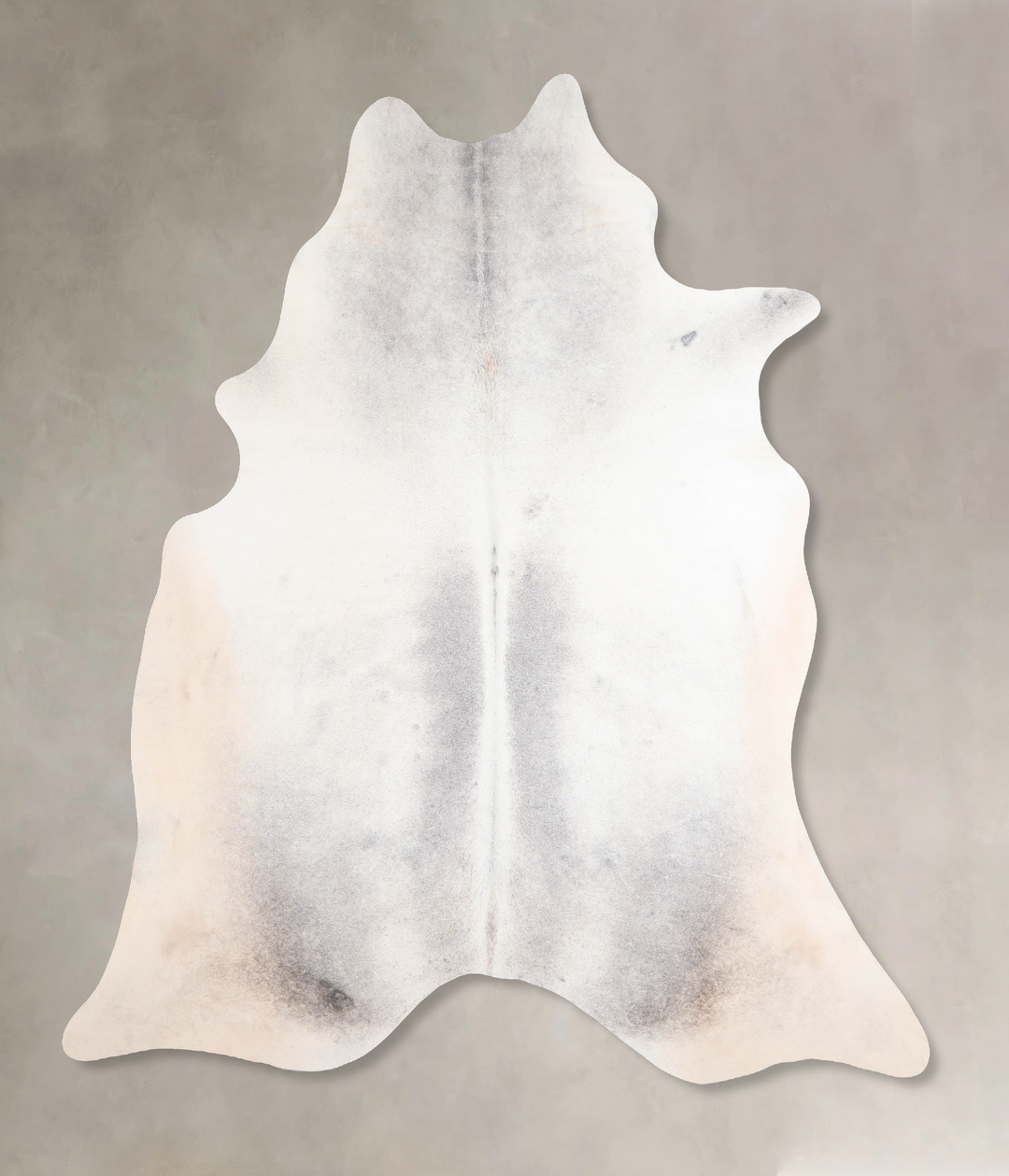 Medium Grey X-Large Brazilian Cowhide Rug 7'3"H x 6'6"W #A30643 by Hud