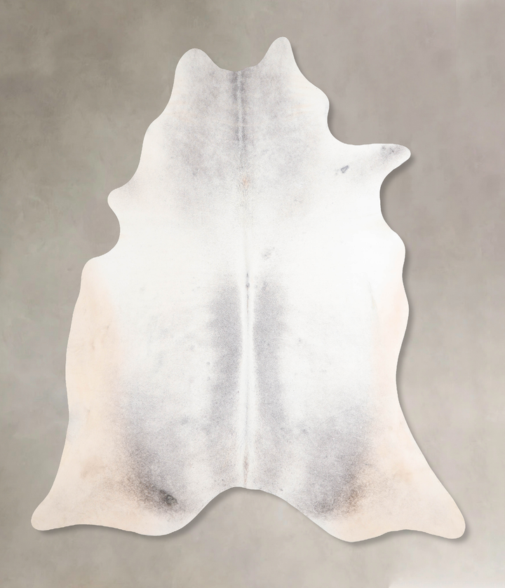 Medium Grey X-Large Brazilian Cowhide Rug 7'3"H x 6'6"W #A30643 by Hudson Hides