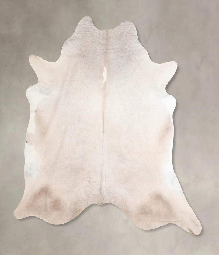 Champagne XX-Large Brazilian Cowhide Rug 7'7"H x 7'2"W #A30654 by Hudson Hides