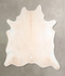 Ivory with Beige XX-Large Brazilian Cowhide Rug 7'11