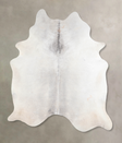Medium Grey XX-Large Brazilian Cowhide Rug 7'9"H x 6'10"W #A30669 by Hudson Hides