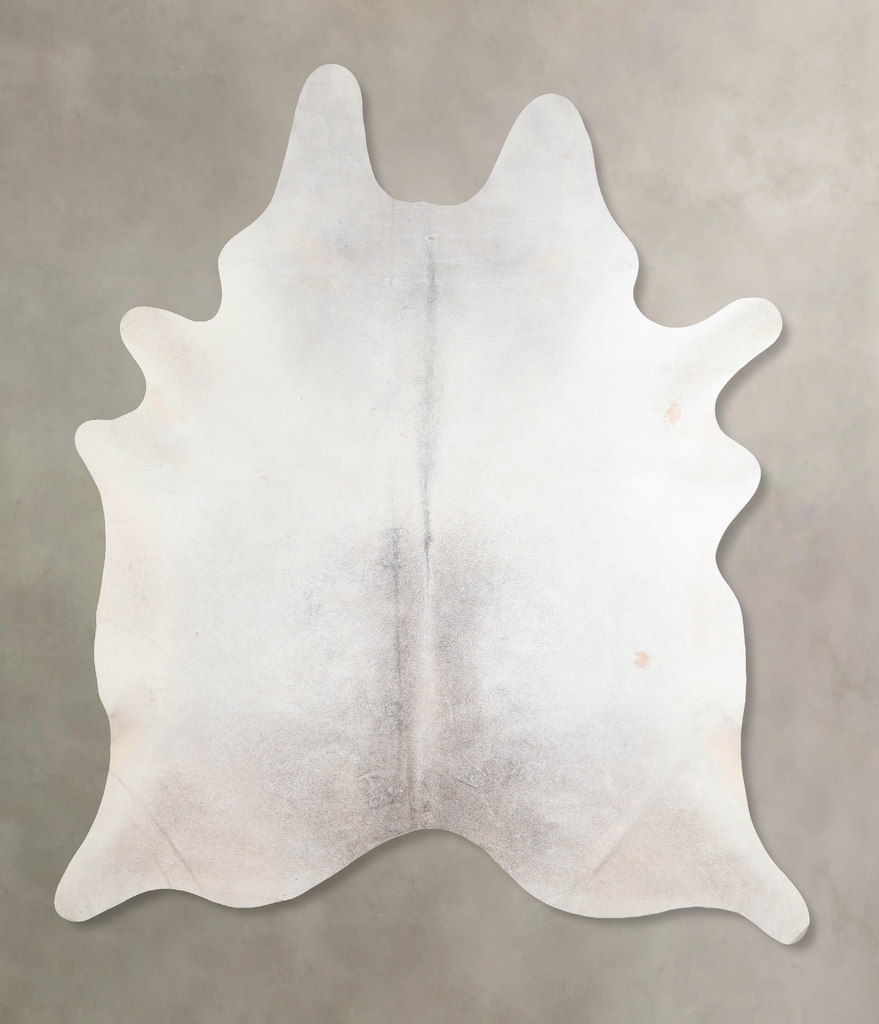 Light Grey XX-Large Brazilian Cowhide Rug 8'1"H x 6'9"W #A30671 by Hudson Hides