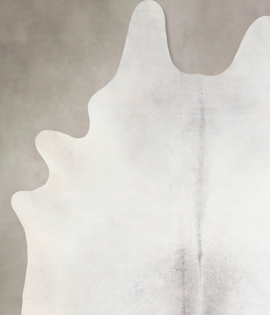Light Grey XX-Large Brazilian Cowhide Rug 8'1"H x 6'9"W #A30671 by Hud