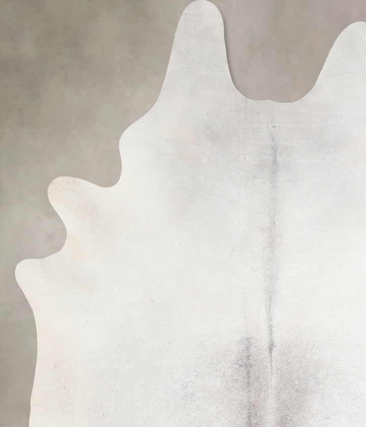 Light Grey XX-Large Brazilian Cowhide Rug 8'1"H x 6'9"W #A30671 by Hudson Hides