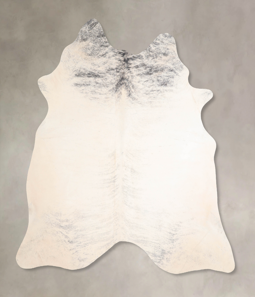 Grey Brindle X-Large Brazilian Cowhide Rug 7'2"H x 6'5"W #A30672 by Hudson Hides