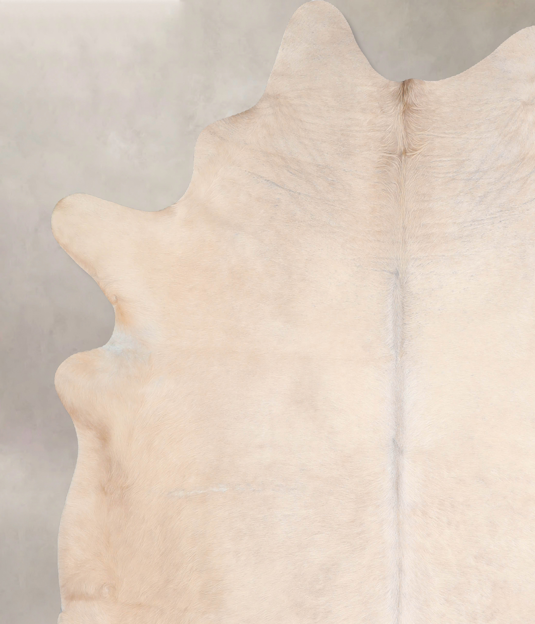 Beige XX-Large Brazilian Cowhide Rug 7'6"H x 6'10"W #A30675 by Hudson 