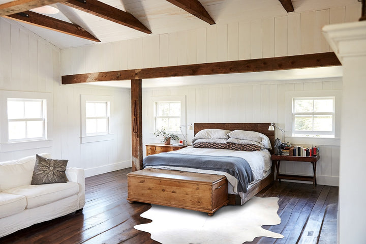 Light Grey XX-Large Brazilian Cowhide Rug 7'10"H x 7'4"W #A30700 by Hudson Hides