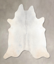 Medium Grey XX-Large Brazilian Cowhide Rug 7'8"H x 7'0"W #A30727 by Hudson Hides