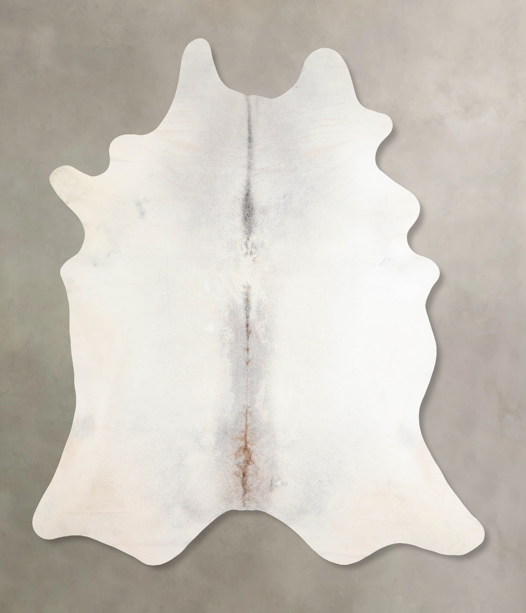 Light Grey XX-Large Brazilian Cowhide Rug 8'0"H x 7'1"W #A30737 by Hud