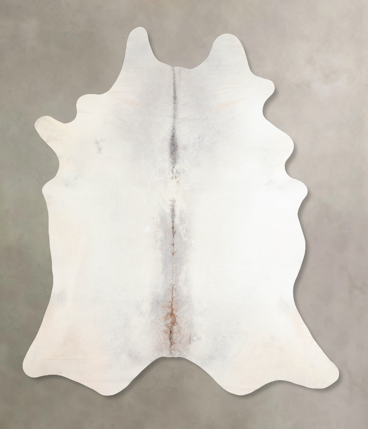 Light Grey XX-Large Brazilian Cowhide Rug 8'0"H x 7'1"W #A30737 by Hudson Hides