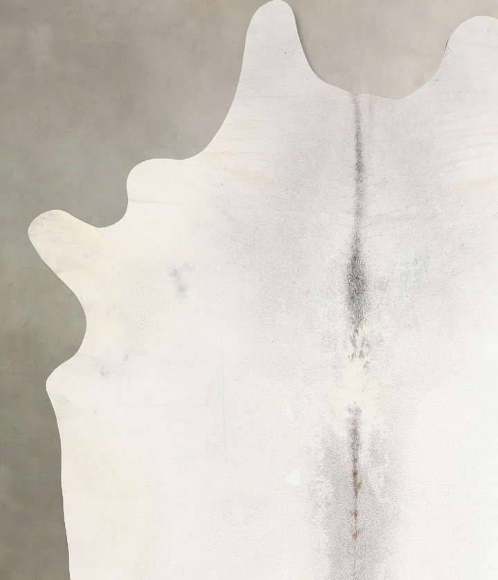 Light Grey XX-Large Brazilian Cowhide Rug 8'0"H x 7'1"W #A30737 by Hudson Hides