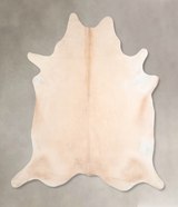 Beige XX-Large Brazilian Cowhide Rug 7'10"H x 7'2"W #A30760 by Hudson Hides