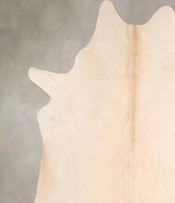 Beige XX-Large Brazilian Cowhide Rug 7'10"H x 7'2"W #A30760 by Hudson Hides