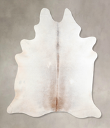 Grey with Beige XX-Large Brazilian Cowhide Rug 7'7"H x 6'9"W #A30768 by Hudson Hides