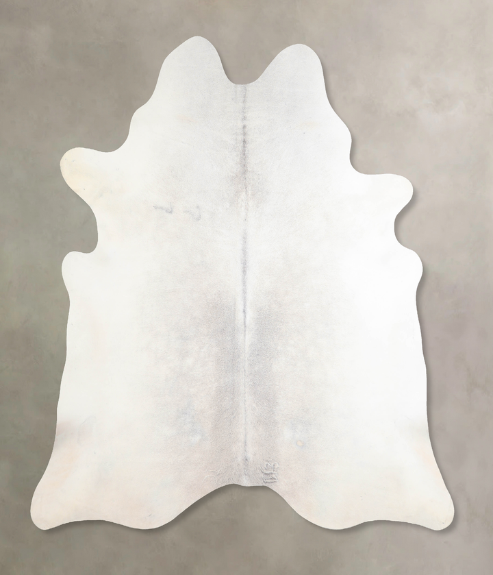 Light Grey X-Large Brazilian Cowhide Rug 7'3"H x 6'10"W #A30772 by Hudson Hides