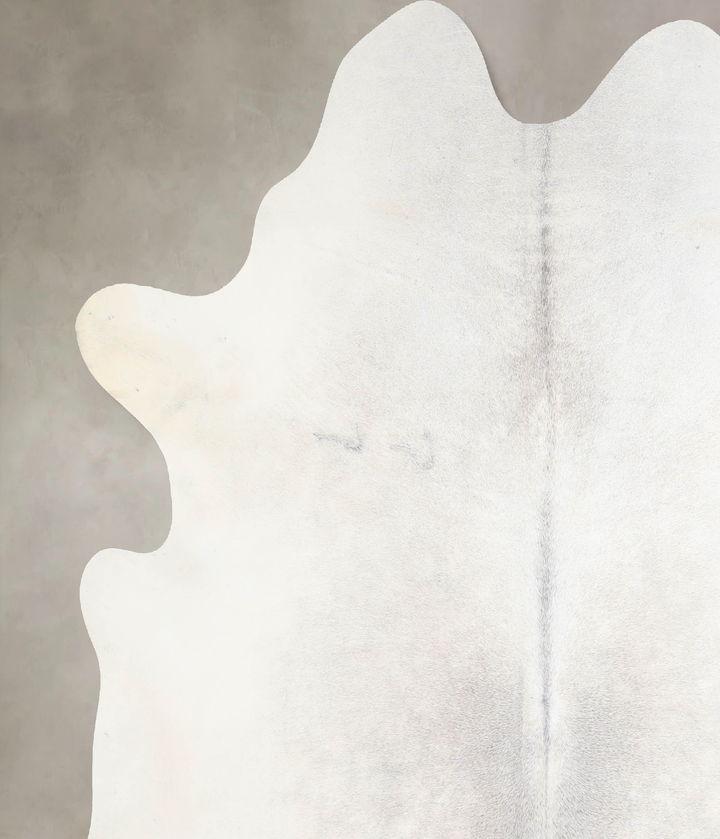 Light Grey X-Large Brazilian Cowhide Rug 7'3"H x 6'10"W #A30772 by Hudson Hides