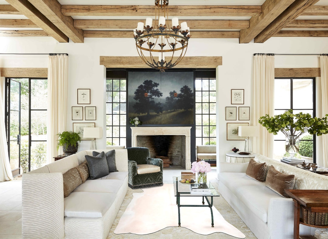 Palomino XX-Large Brazilian Cowhide Rug 7'10"H x 7'3"W #A30776 by Huds