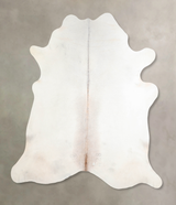 Grey with Beige XX-Large Brazilian Cowhide Rug 7'5"H x 7'2"W #A30804 by Hudson Hides