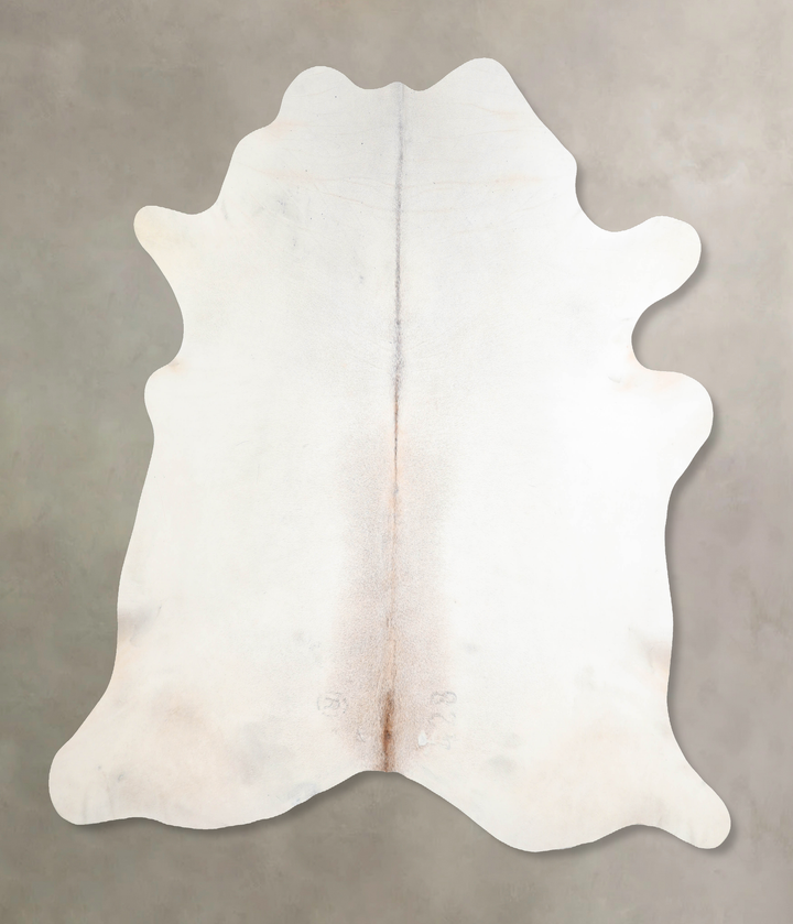 Grey with Beige XX-Large Brazilian Cowhide Rug 7'5"H x 7'2"W #A30804 by Hudson Hides